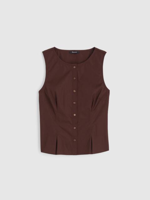 Madewell The Rosalie Sleeveless Top