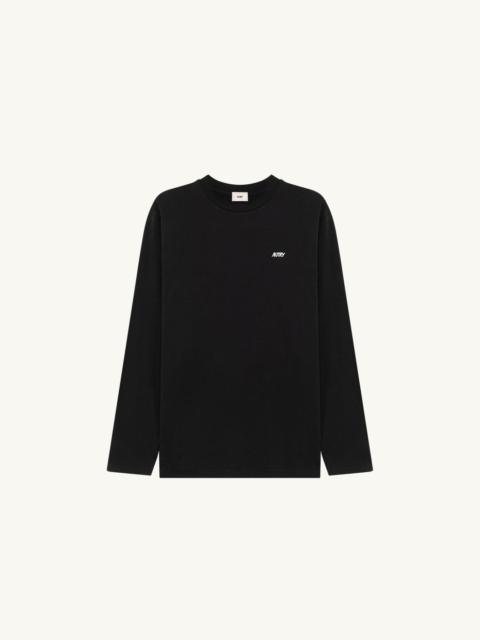 AUTRY LONG-SLEEVE T-SHIRT WITH EMBROIDERED LOGO UNISEX