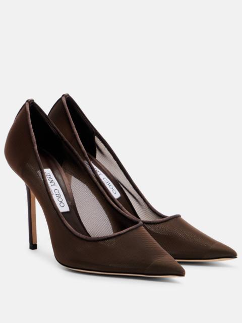 JIMMY CHOO Love 100 mesh pumps