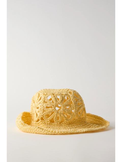 FREE PEOPLE Cut-Out Daisy Straw Hat
