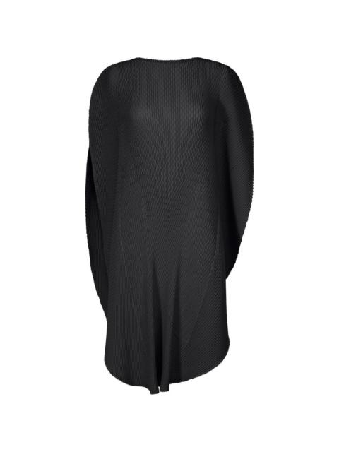 ISSEY MIYAKE Orbicular Pleats open-sleeve midi dress