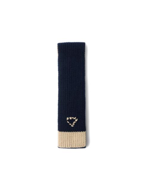 Prada wool and cashmere scarf