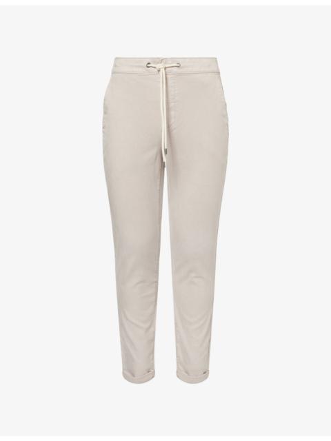 PAIGE Fraser Tapered-Leg Stretch-Woven Trousers