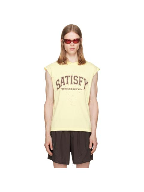 SATISFY Yellow MothTech Muscle Tank Top