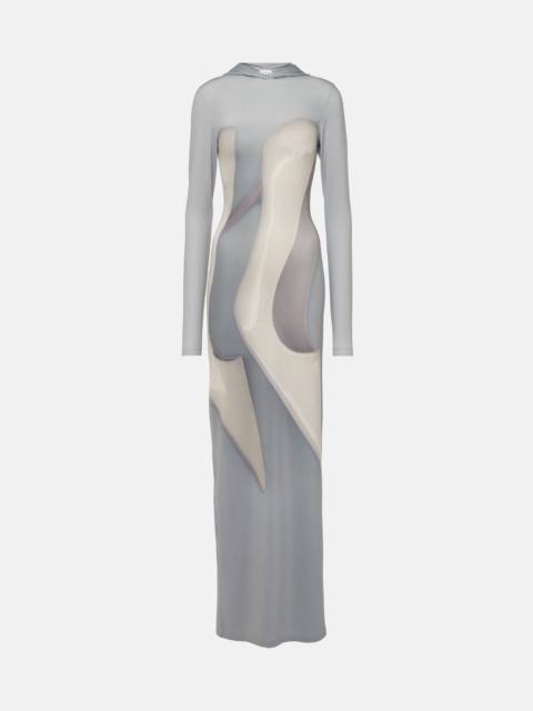 Acne Studios Printed jersey maxi dress