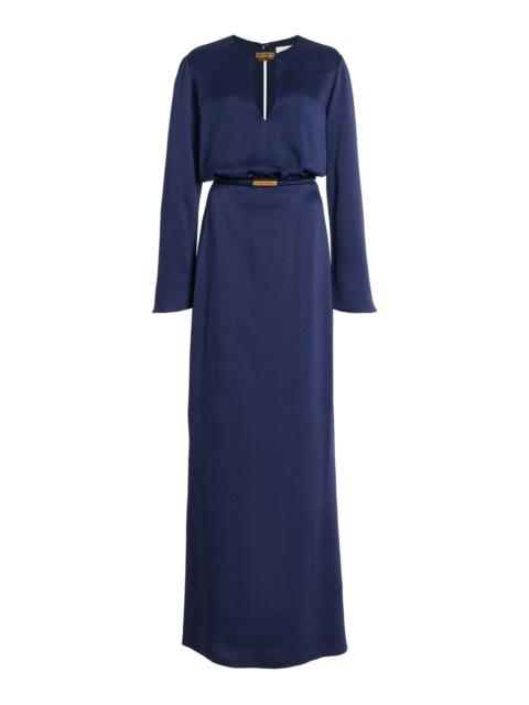 SILVIA TCHERASSI Cassy Maxi Dress navy