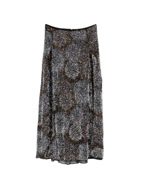 rabanne sequin-embellished maxi skirt