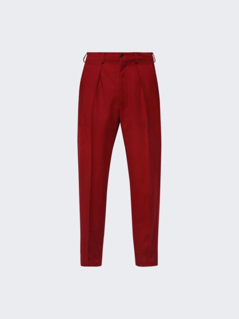 Solitaire Trouser Scarlet Red