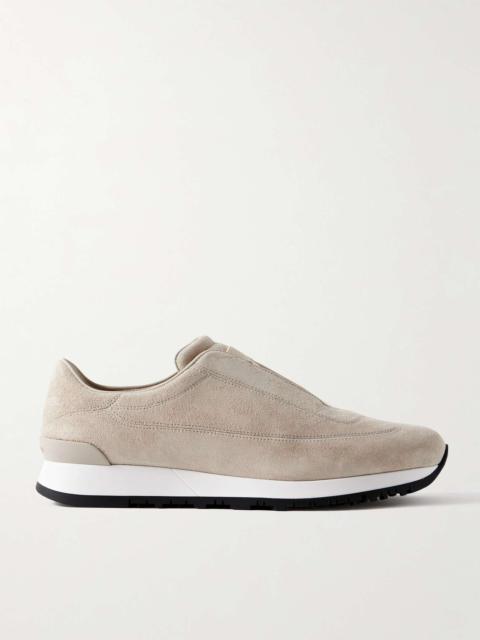 John Lobb River II Leather Slip-On Sneakers | REVERSIBLE