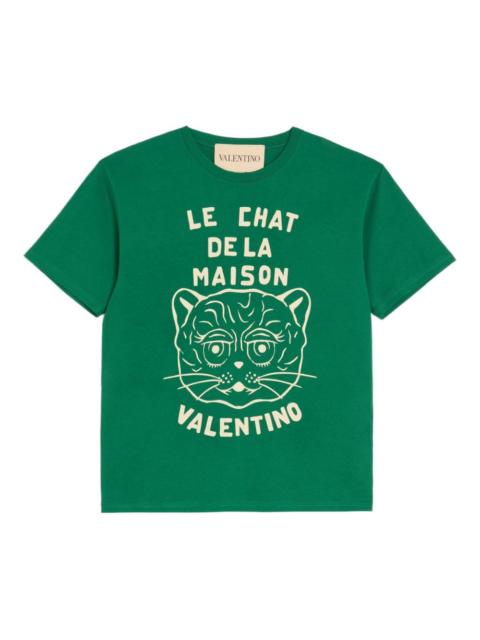 Valentino Chat De La Maison-print T-shirt