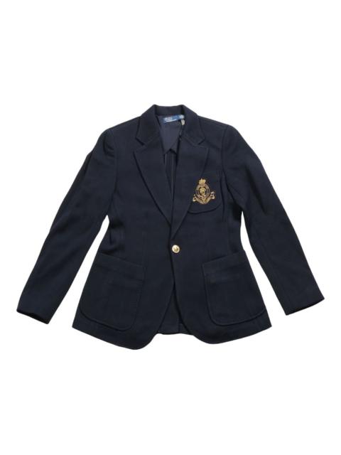 Polo Ralph Lauren crest-embellished blazer