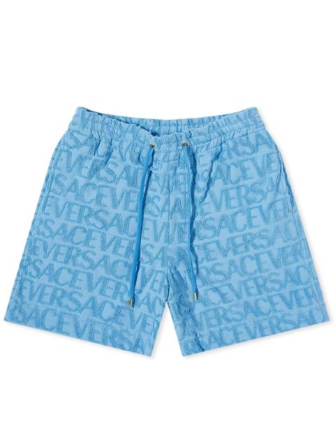VERSACE Versace Logo Towling Short