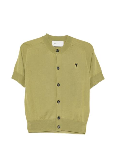 AMI Paris button short-sleeve cardigan
