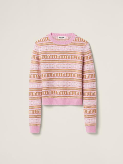 Miu Miu Merino wool crew-neck sweater