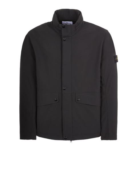 Stone Island 40327 LIGHT SOFT SHELL-R_e.dye® TECHNOLOGY IN RECYCLED POLYESTER BLACK