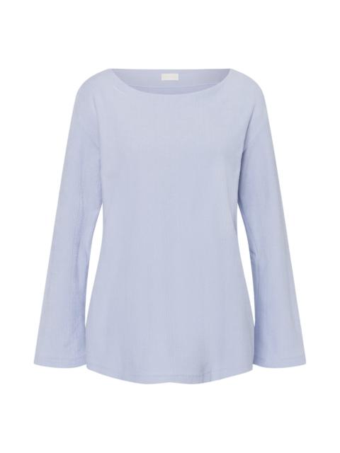 HANRO Pure Comfort Cotton Boat Neck Top