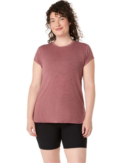 Asics WOMEN'S HEATHER CREWNECK TOP
