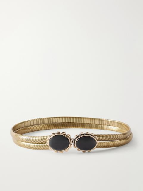 Isabel Marant Twina Gold-tone And Stone Belt