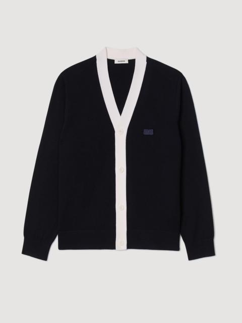 Sandro CARDIGAN WITH PATCHES