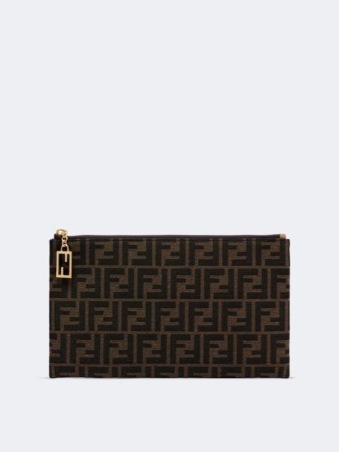 FENDI Tube Medium FF Zucca pouch