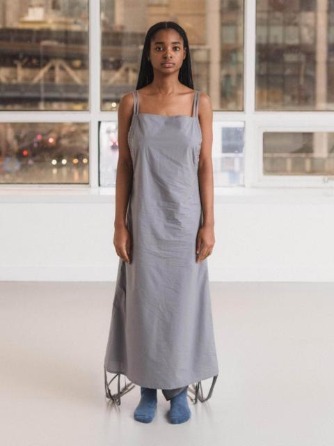 BASERANGE Pictorial Strap Dress - Organic Cotton Poplin