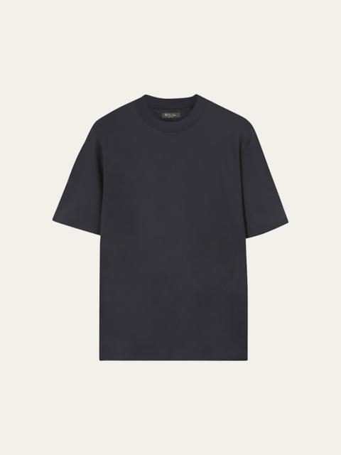 Loro Piana Men's Jersey Cotton Crewneck T-Shirt