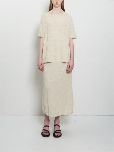 LAUREN MANOOGIAN Terra Pima Cotton Knit Skirt