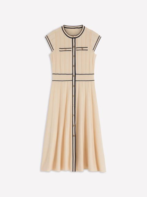 BODEN Cap Sleeve Knitted Dress-Warm Ivory