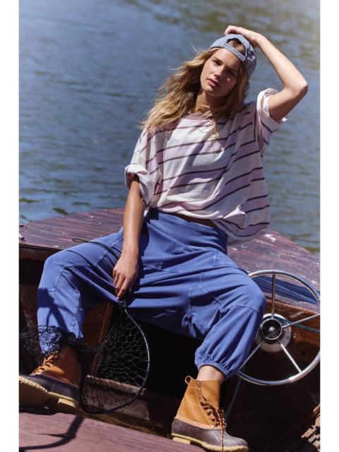 FREE PEOPLE Tackle Post Up Stripe Tee