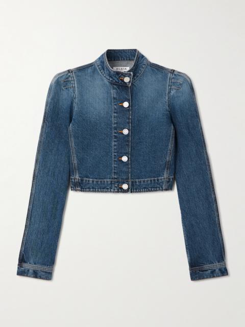 Alaïa Cropped Denim Jacket