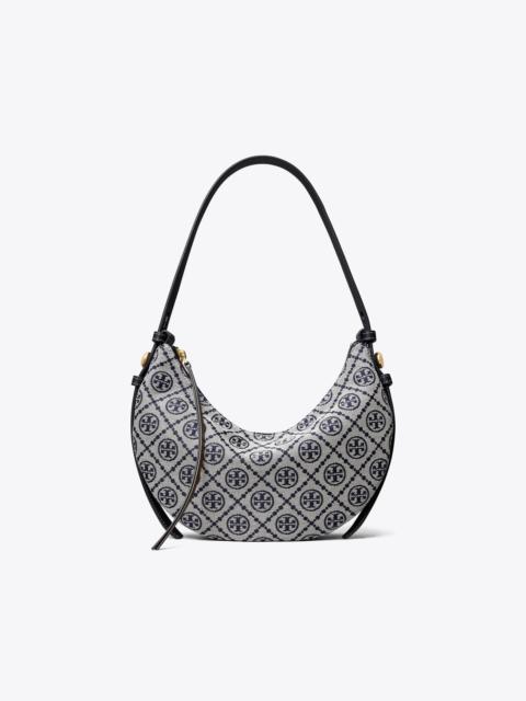 TORY BURCH T Monogram Romy Half Moon Bag