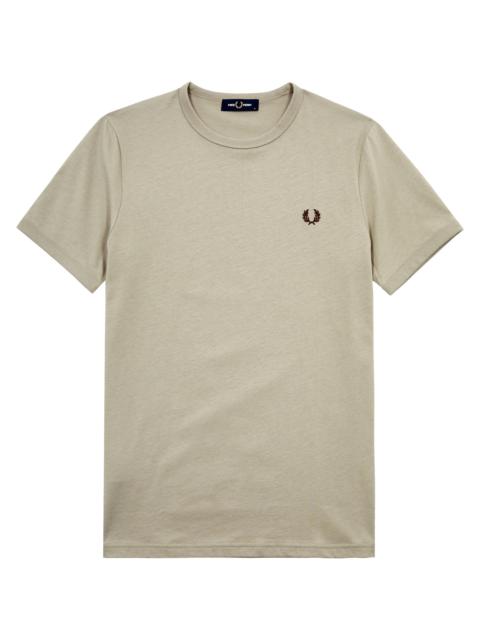 Fred Perry Logo-embroidered cotton T-shirt