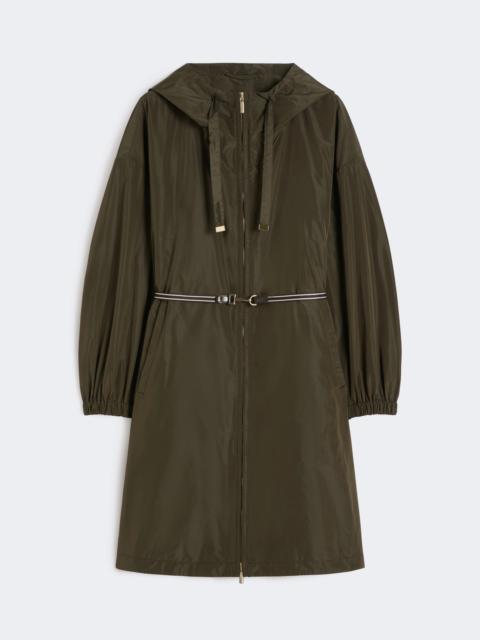 Max Mara Water-repellent taffeta parka - GREEN