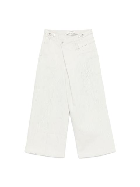 FENG CHEN WANG asymmetric jeans