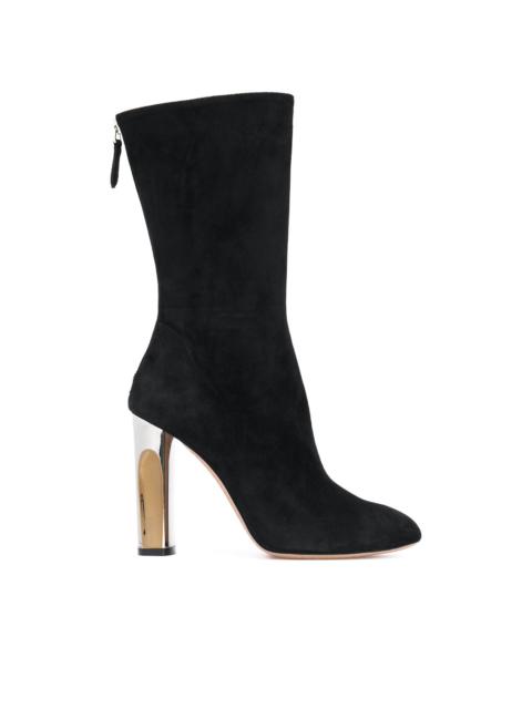 Alexander McQueen sculpted heel fitted boots