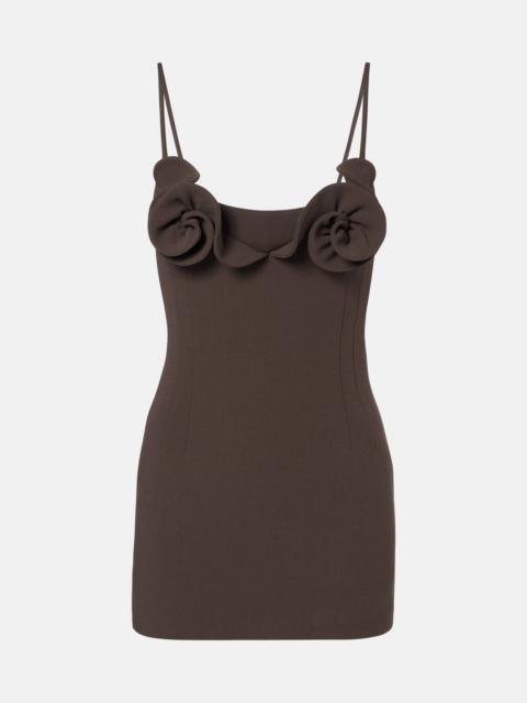 MAGDA BUTRYM Wool-blend minidress