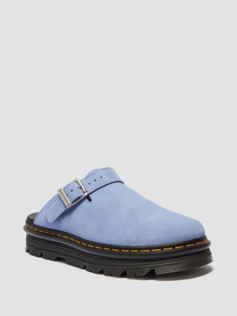 Dr. Martens Zebzag Suede Slingback Platform Mules