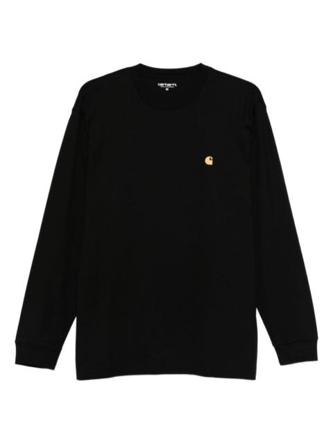Carhartt logo-embroidered long-sleeve T-shirt