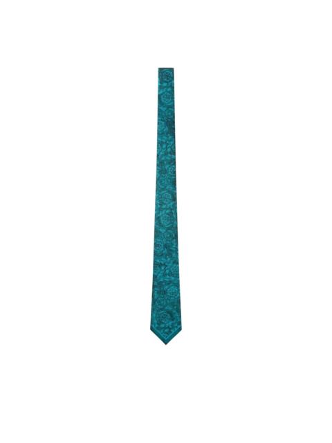 VERSACE Barocco-jacquard tie