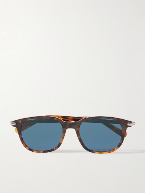 Dior DiorBlackSuit S12I Square-Frame Tortoiseshell Acetate Sunglasses Tortoiseshell