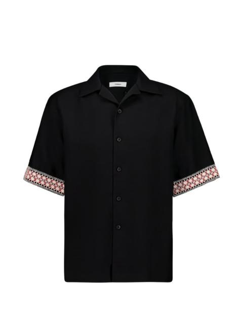 COMMAS braided camp-collar shirt