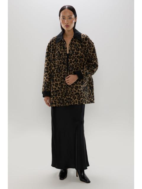 KAREN MILLEN Statement Animal Sequin Cargo Jacket