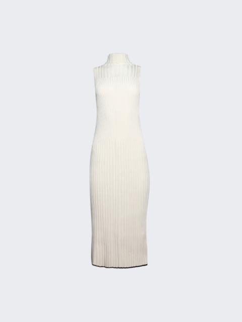 Proenza Schouler Maia Dress In Midweight Viscose Rib Ecru