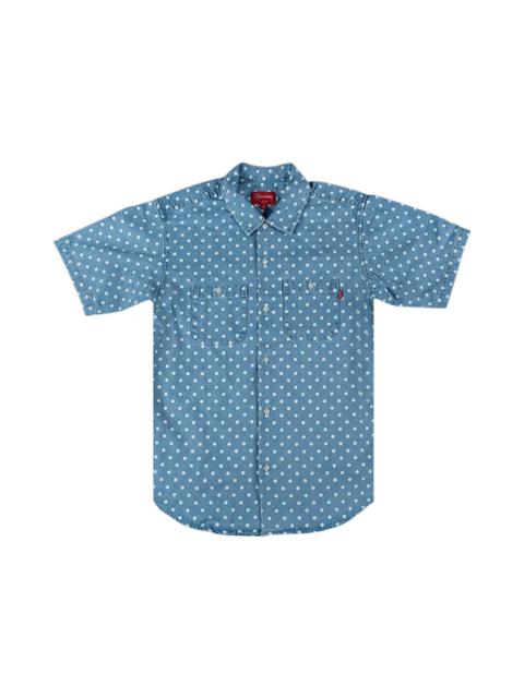 Supreme Polka Dot Denim Shirt 'Blue'