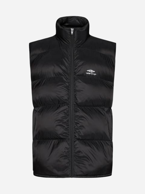 Quilted nylon puffer vest