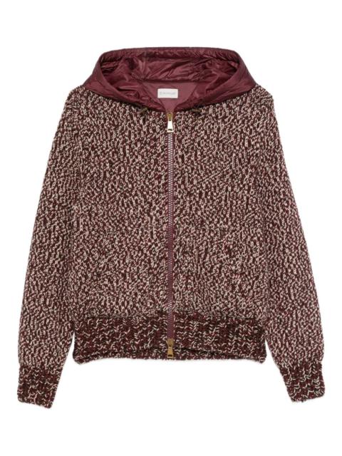 Moncler hooded wool jacket