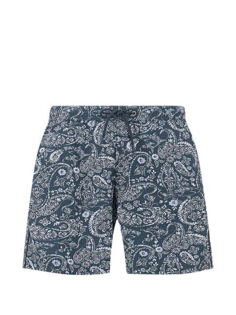 Paul & Shark Shark Paisley print swimwear