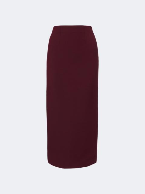 ROLAND MOURET Crêpe pencil skirt