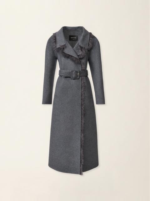 FABIANA FILIPPI Short wool and cashmere double coat