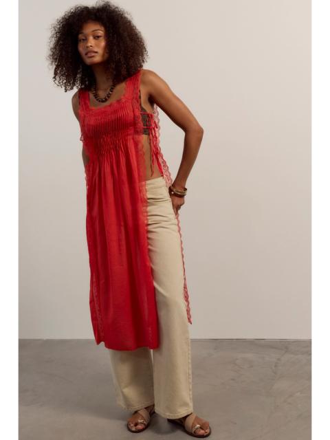 FREE PEOPLE Loren Apron Maxi Top